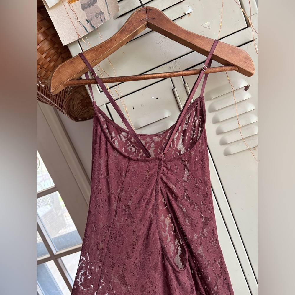 Anthropologie Lace Godet Maxi Slip Dress - Picture 9 of 12